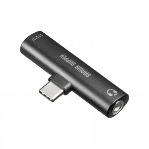 Type-Cオーディオ変換アダプタ（4極・USB PD対応）