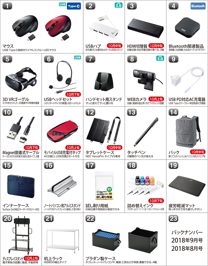 2018年10月号表紙