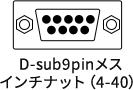 D-sub9pinメス インチナット