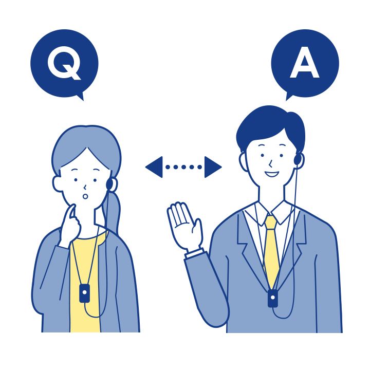 双方向通信対応（子機からも通話できる）